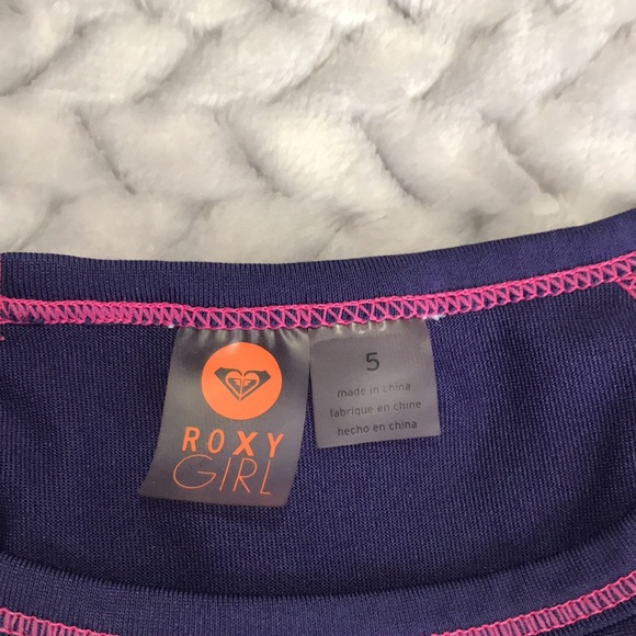 Roxy Girl Rashgard, Purple, Size 5 - Picture 4 of 6